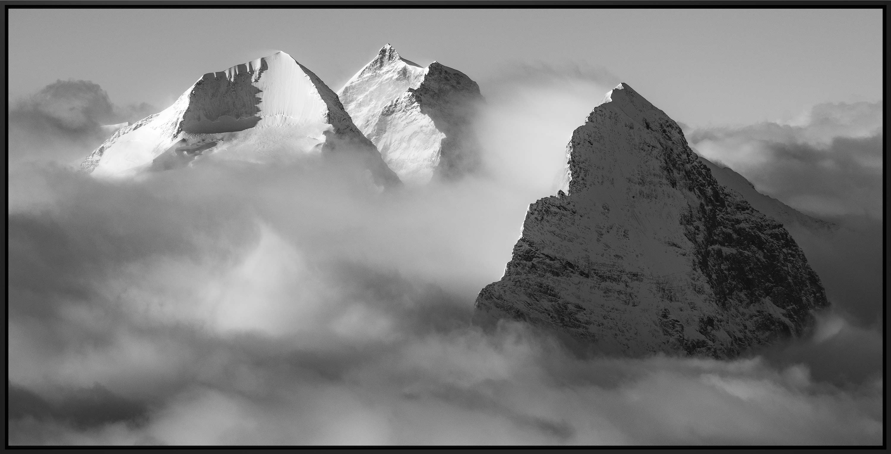 photo grindelwald - photos grindelwald suisse - photo eiger - photo jungfrau - panoramique eiger monch jungfrau - cadre photo montagne