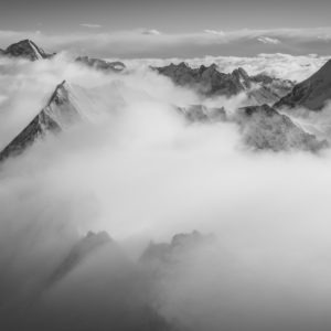 fine art photographie montagnes noir et blanc alpes bernoises