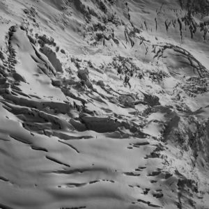 Gletscher Gletscherspalten und Textur
