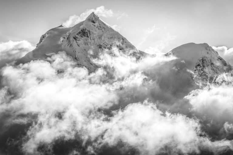 photo jungfrau top of europe noir et blanc