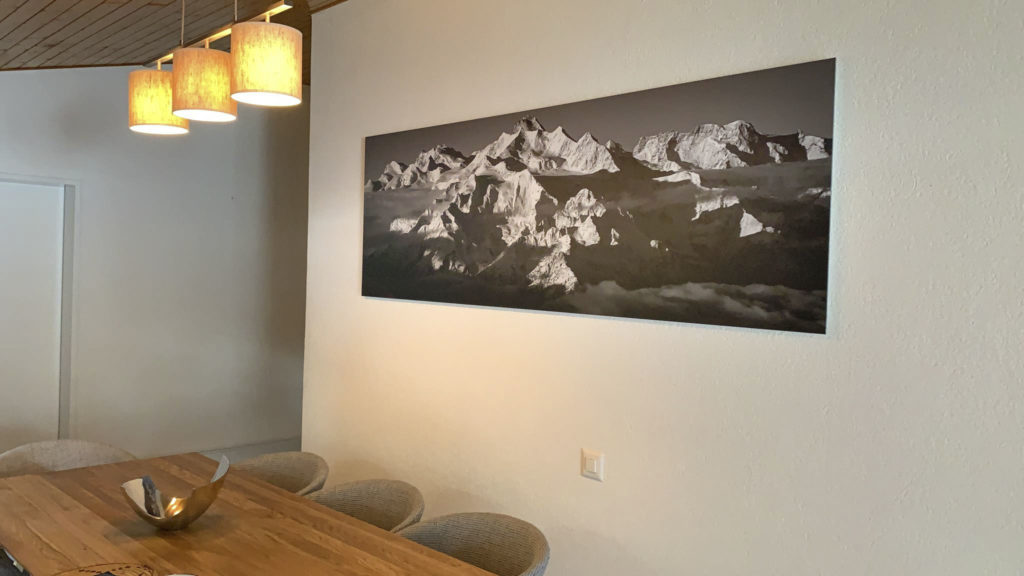 photo intérieur chalet de montagne