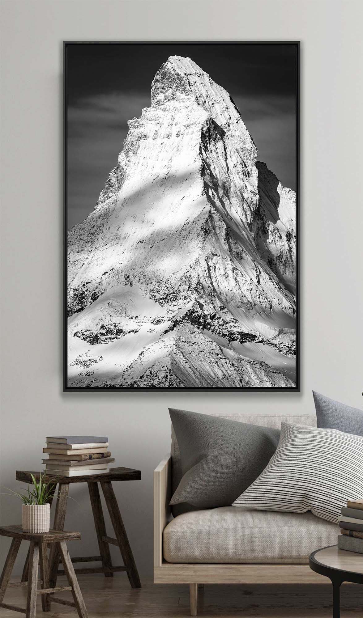 montagne photo - photo montagne grand format - cadre photo montagne noir et blanc - photo montagne alpes - tirage photo montagne grand format