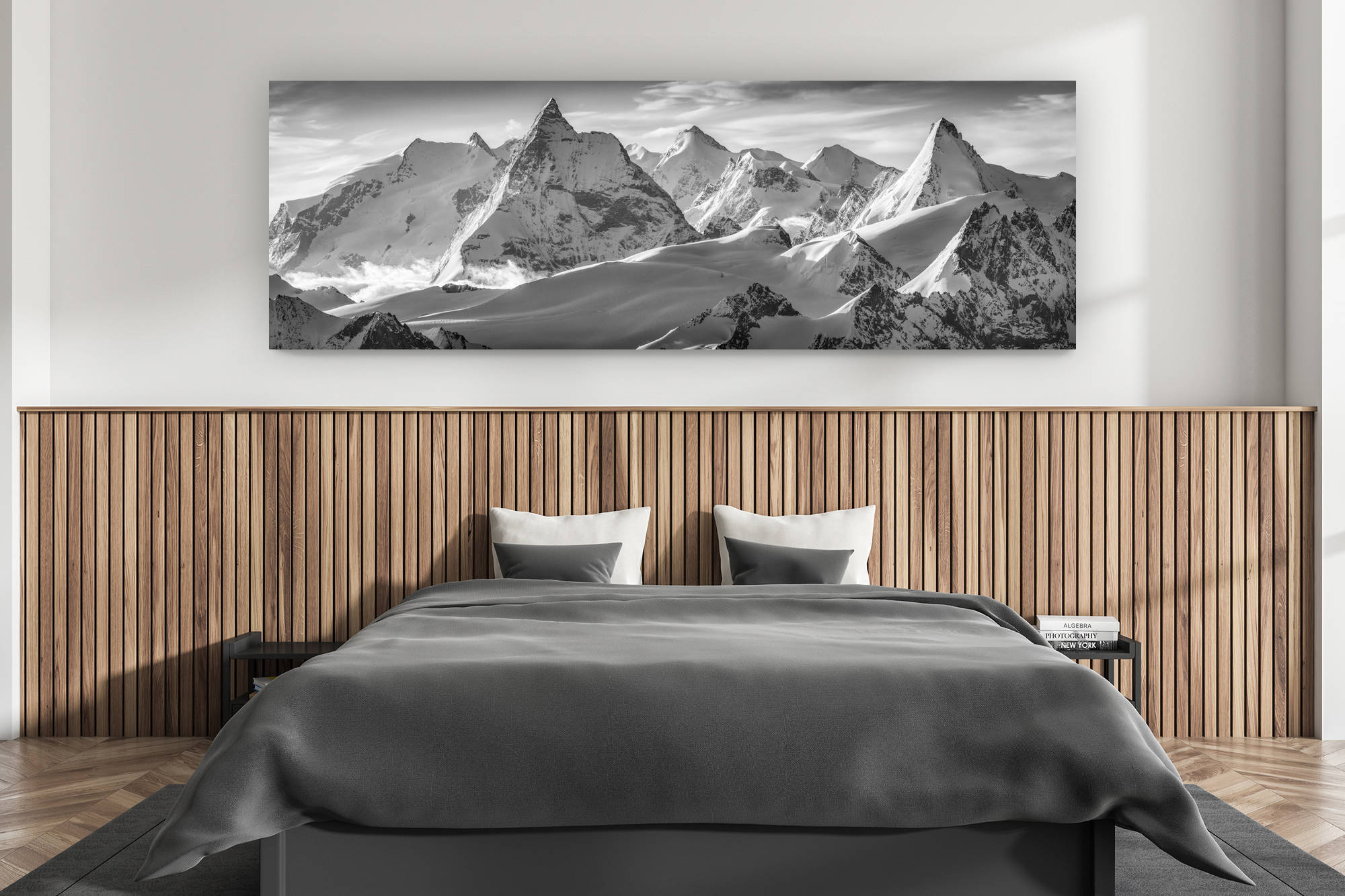 Panoramic photograph of the 4000 Zermatt