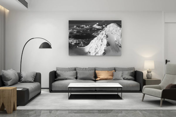 décoration salon contemporain suisse - cadeau amoureux de montagne suisse - Photos de montagnes au printemps dans les Alpes suisses et Alpes Bernoises