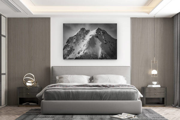 décoration murale chambre design - achat photo de montagne grand format - Photo Val de bagnes - Verbier - Valais - Suisse - Bec des rosses