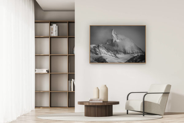 modern apartment decoration - art déco design - Val d&#039;hérens - Matterhorn and tree house Dent Blanche