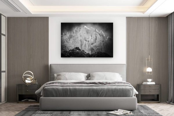 décoration murale chambre design - achat photo de montagne grand format - Alpes Bernoises - Montagnes des Dents de Morcles