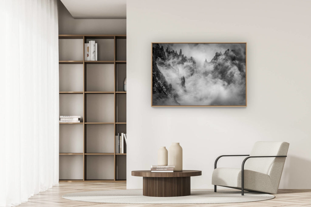 décoration appartement moderne - art déco design - Image massifs Mont-Blanc - photo mont blanc