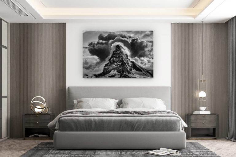 décoration murale chambre design - achat photo de montagne grand format - Montagne photo - Zermatt - Matterhorn