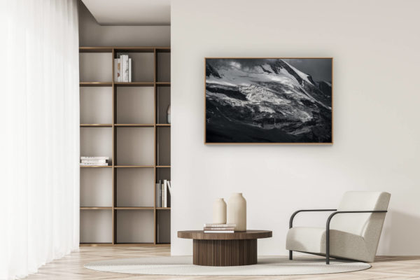 décoration appartement moderne - art déco design - Glacier des Alpes - Photo glacier du Cervin