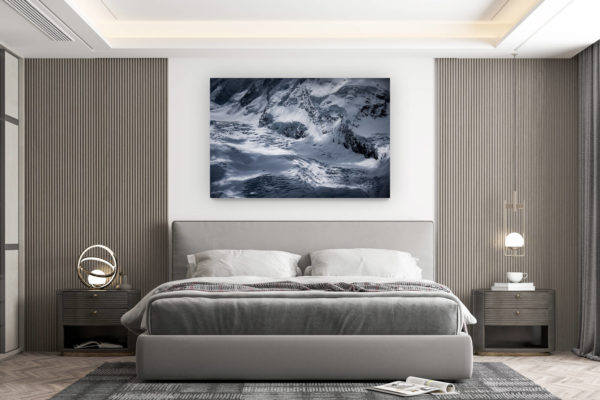 décoration murale chambre design - achat photo de montagne grand format - Glaciers des Alpes - Photo montagne - Hohlichtglestscher