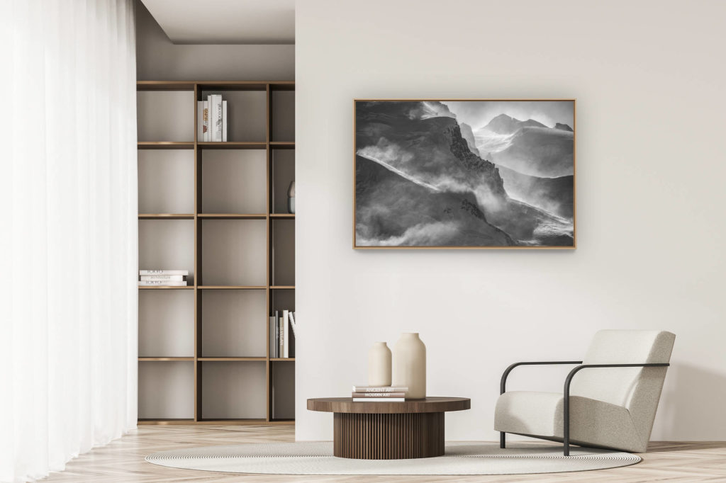 décoration appartement moderne - art déco design - Montagne image Vallée Zermatt- Ludwigshohe - Corno Nero