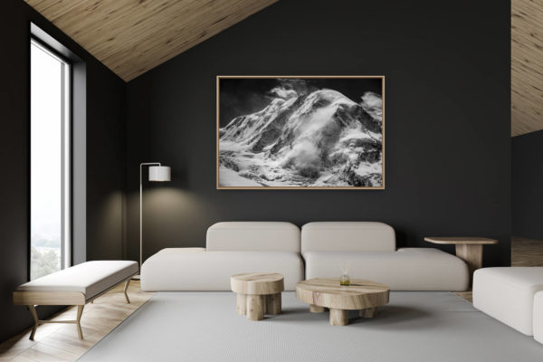 décoration chalet suisse - intérieur chalet suisse - photo montagne grand format - Image montagne - Photo paysage montagne