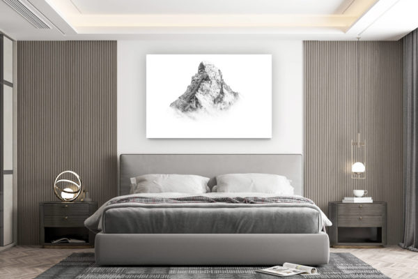 décoration murale chambre design - achat photo de montagne grand format - Photos Valais Suisse- Vallée de Zermatt- Matterhorn