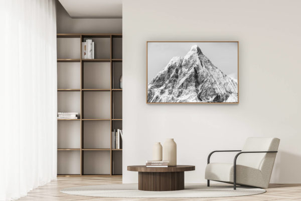 décoration appartement moderne - art déco design - Mont Cervin - Image montagne Mont Cervin - Matterhorn vu du Theodulpass