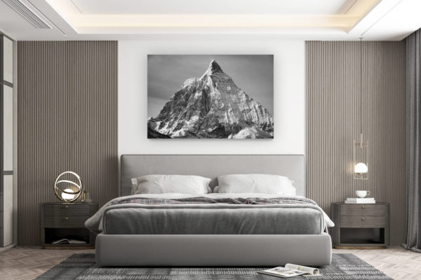 décoration murale chambre design - achat photo de montagne grand format - Photo du Cervin - Matterhorn vu du Theodulpass