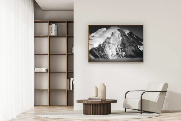 modern apartment decoration - art deco design - mountains grindelwald Ogre Monk and Girl