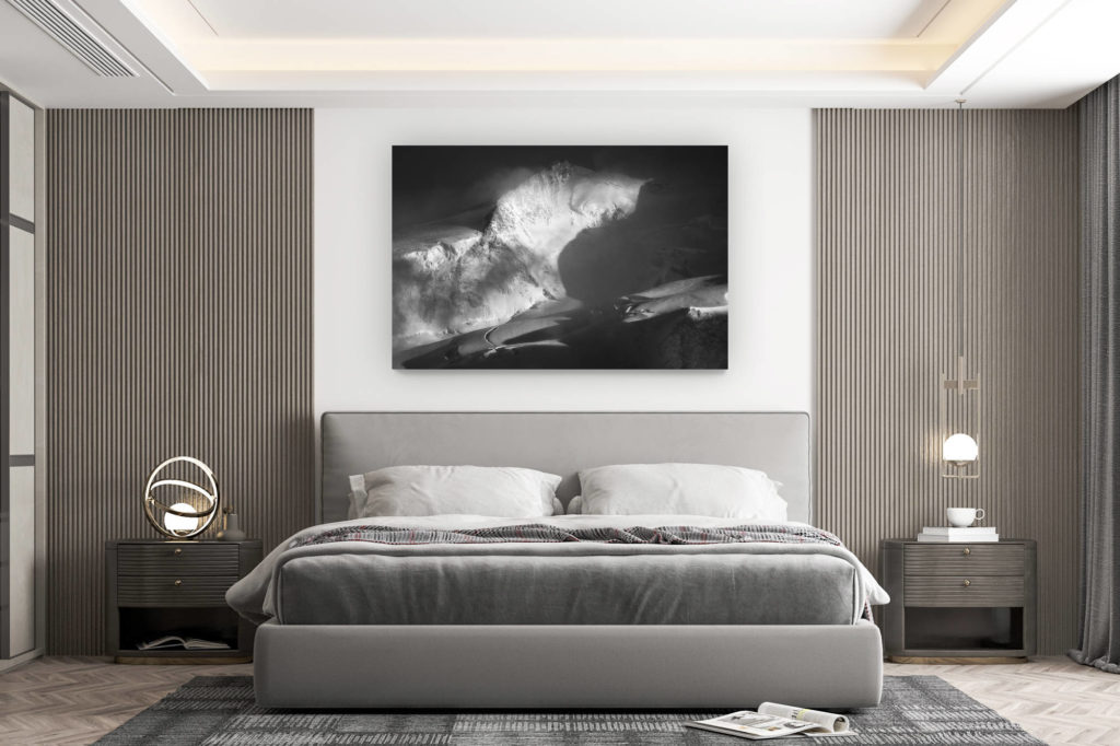 wall decoration room design - buy large mountain pictures - Valley of Zermatt - Swiss mountains pictures - Nordend