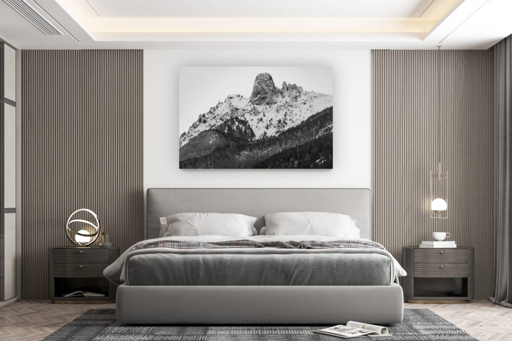 décoration murale chambre design - achat photo de montagne grand format - Val de Bagnes Suisse - Verbier - Valais - Pierre Avoi