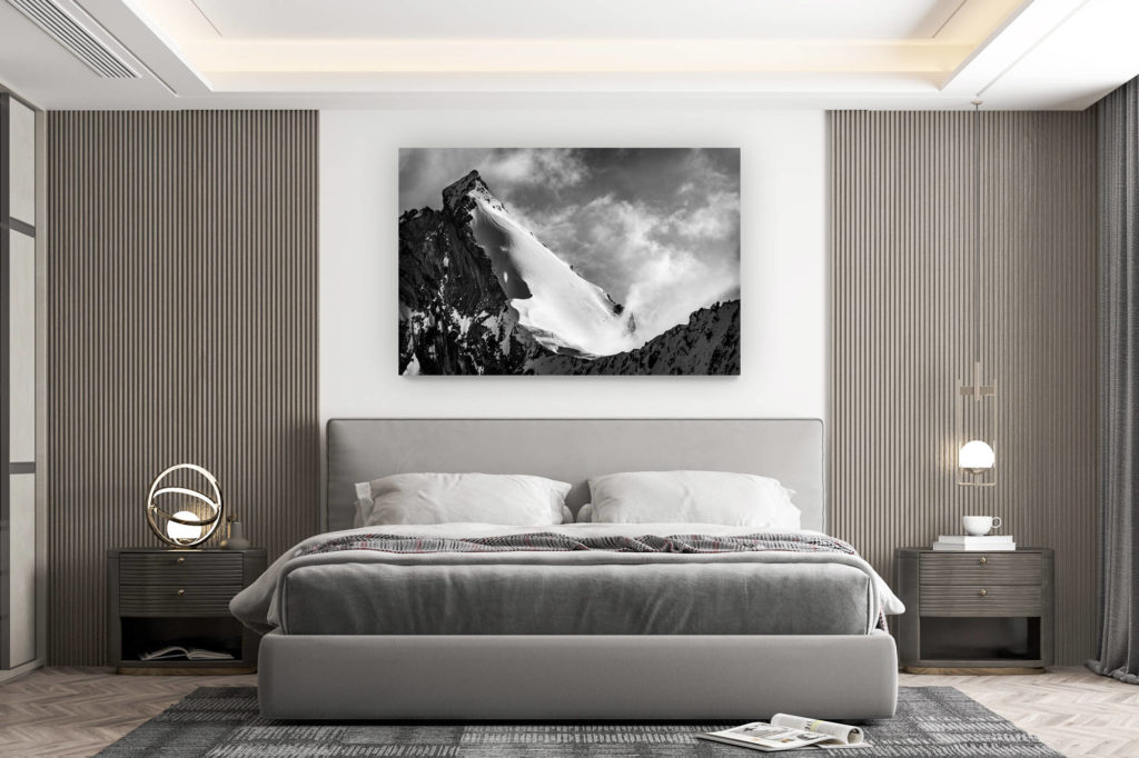 décoration murale chambre design - achat photo de montagne grand format - Photo Val d'Anniviers - image montagne