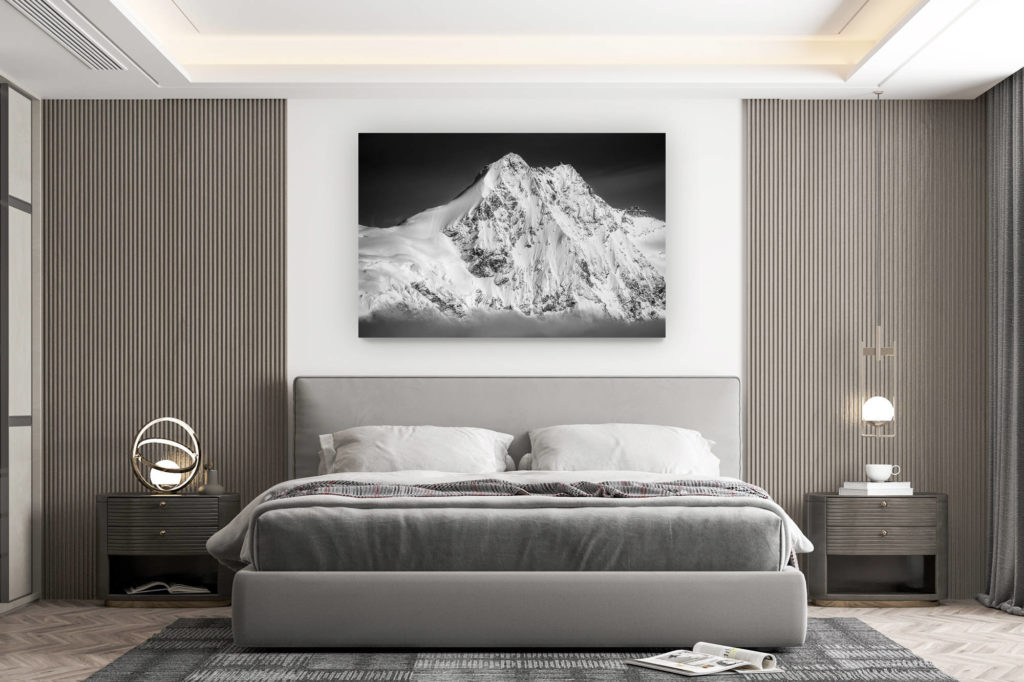 décoration murale chambre design - achat photo de montagne grand format - Photo Vallée de Zermatt Valais Suisse - Schalihorn