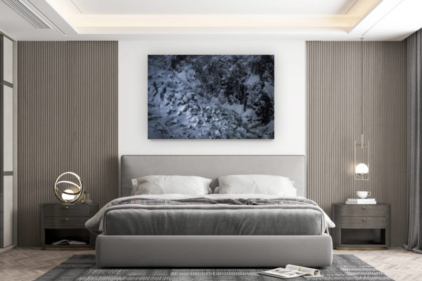 décoration murale chambre design - achat photo de montagne grand format -