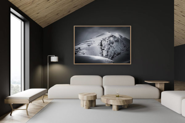 décoration chalet suisse - intérieur chalet suisse - photo montagne grand format - Photos de Zermatt et sa vallée - Valais - Alpes Suisse- Stralhorn