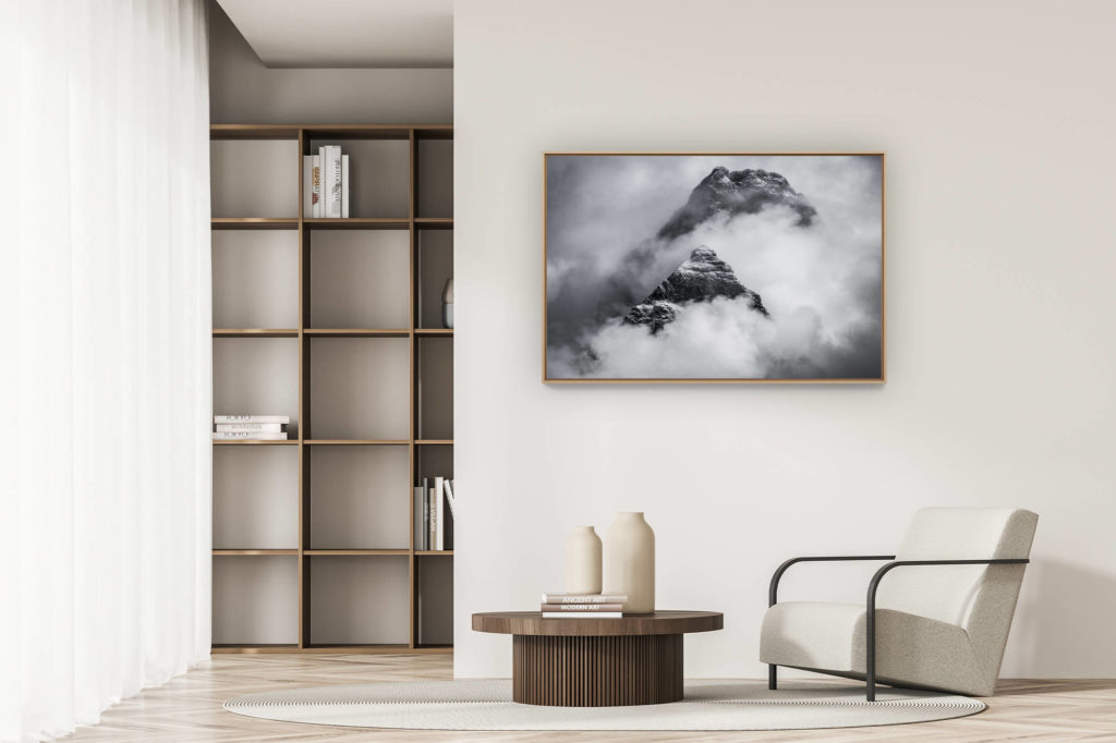décoration appartement moderne - art déco design - Mont Cervin - Photo mont cervin Matterhorn - Tyndall vu de Valtournenche