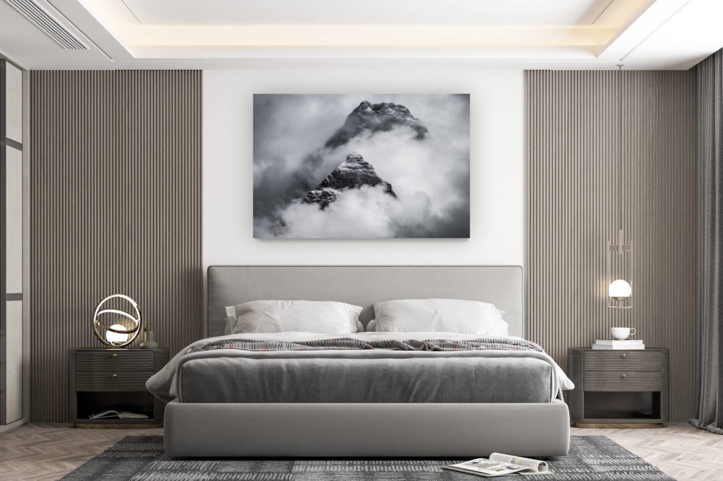 décoration murale chambre design - achat photo de montagne grand format - Mont Cervin - Photo mont cervin Matterhorn - Tyndall vu de Valtournenche