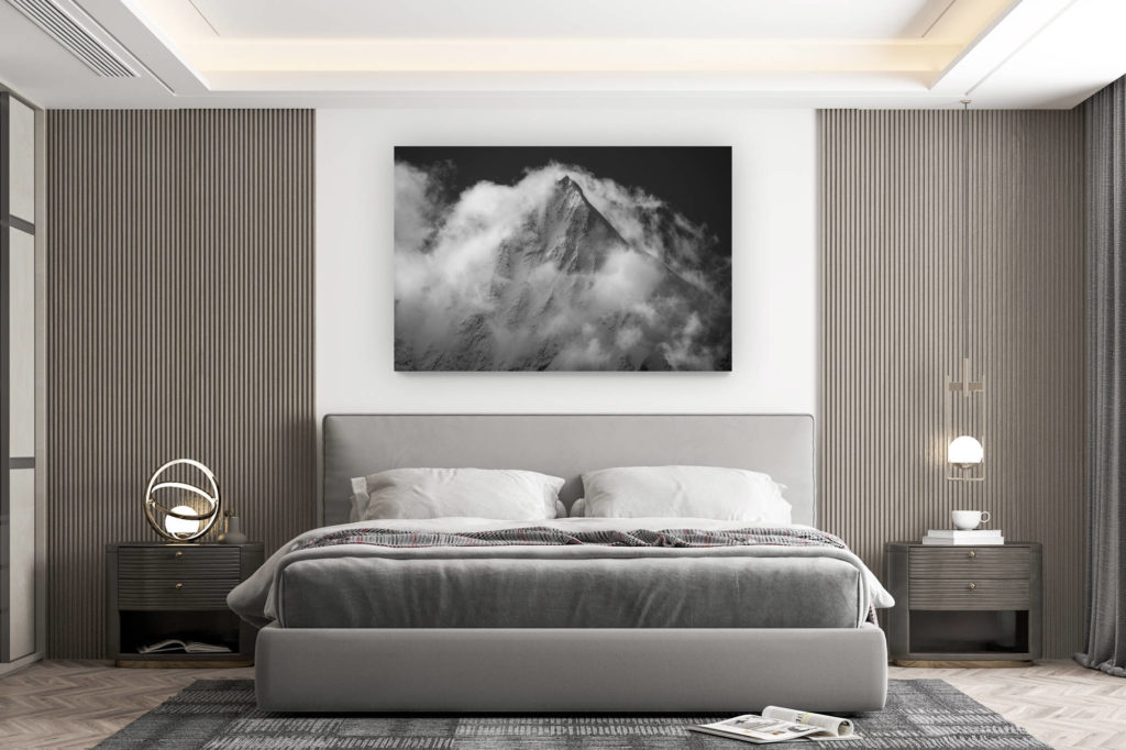 décoration murale chambre design - achat photo de montagne grand format - Weisshorn - photo et image de montagne