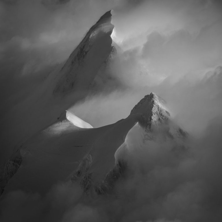 oeuvre d'art Photographie du Mönch et de la Jungfrau.