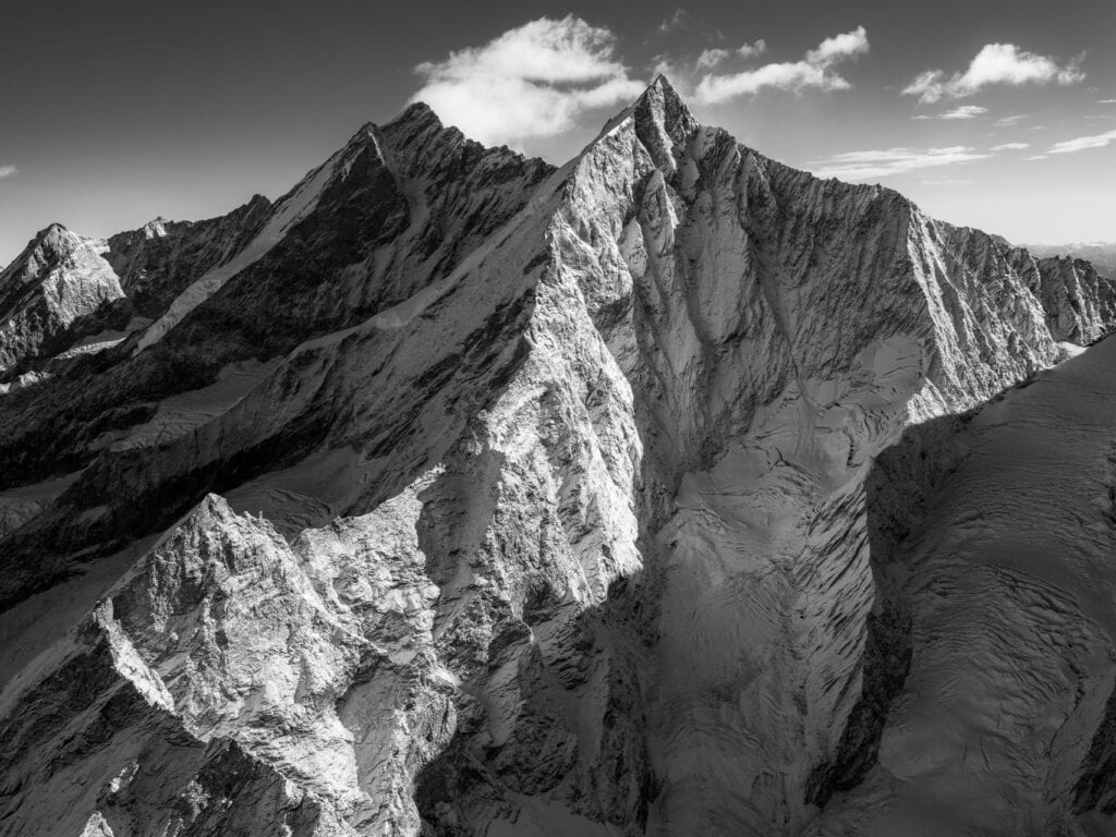 Täschhorn – Premières neiges