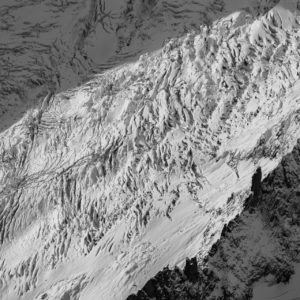 photo glacier abstrait noir et blanc