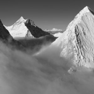 panoramic photo eiger monch jungfrau bernese alps