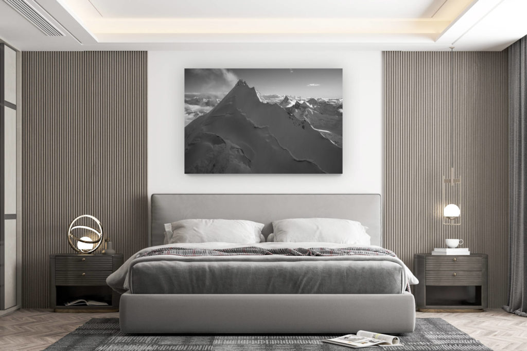 décoration murale chambre design - achat photo de montagne grand format -