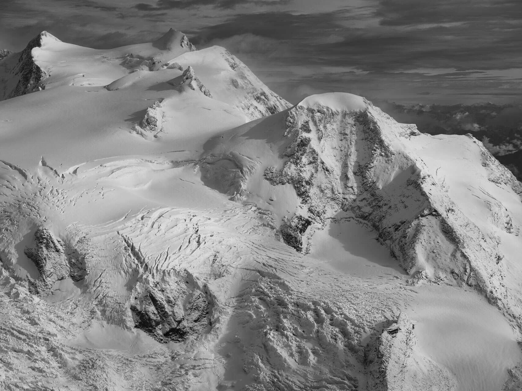 photo spaghetti tour massif du mont rose - gnifetti hut