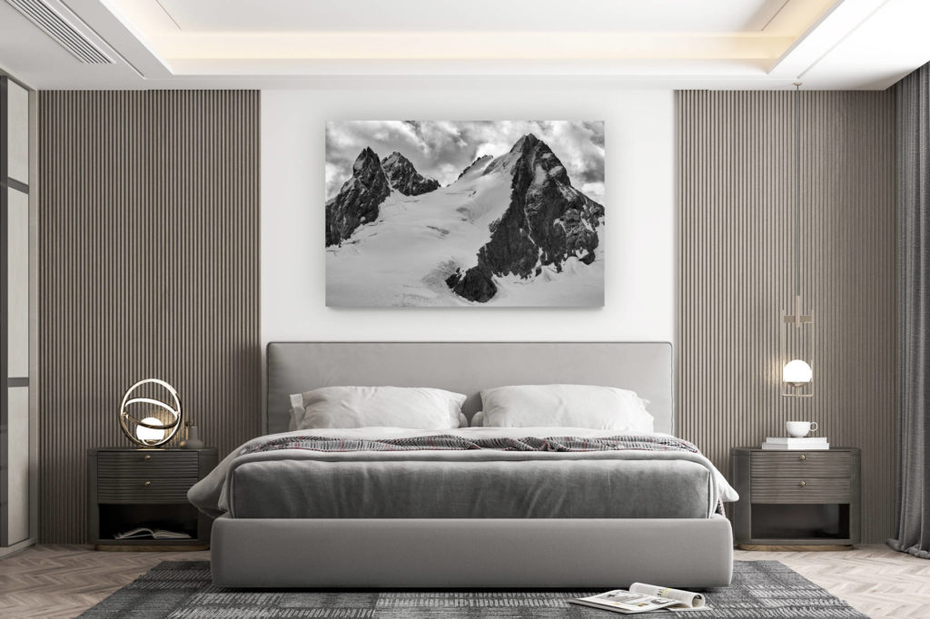 décoration murale chambre design - achat photo de montagne grand format - Val d'hérens - Image montagne Val d'hérens - L'évèque