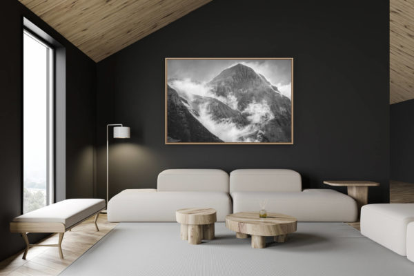 décoration chalet suisse - intérieur chalet suisse - photo montagne grand format - photo montagne grindelwald - monch