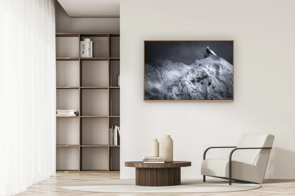 décoration appartement moderne - art déco design - Zinalrothorn - val d'anniviers - Photo montagne alpes suisses