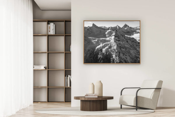 décoration appartement moderne - art déco design - photo montagnes val d'anniviers grimentz zinal