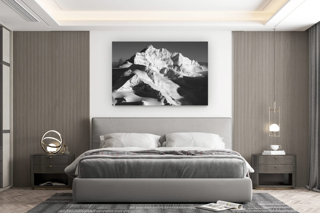 décoration murale chambre design - achat photo de montagne grand format -