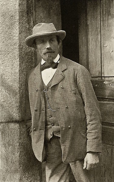 Portrait en sépia de Michel Payot, médecin et alpiniste de Chamonix