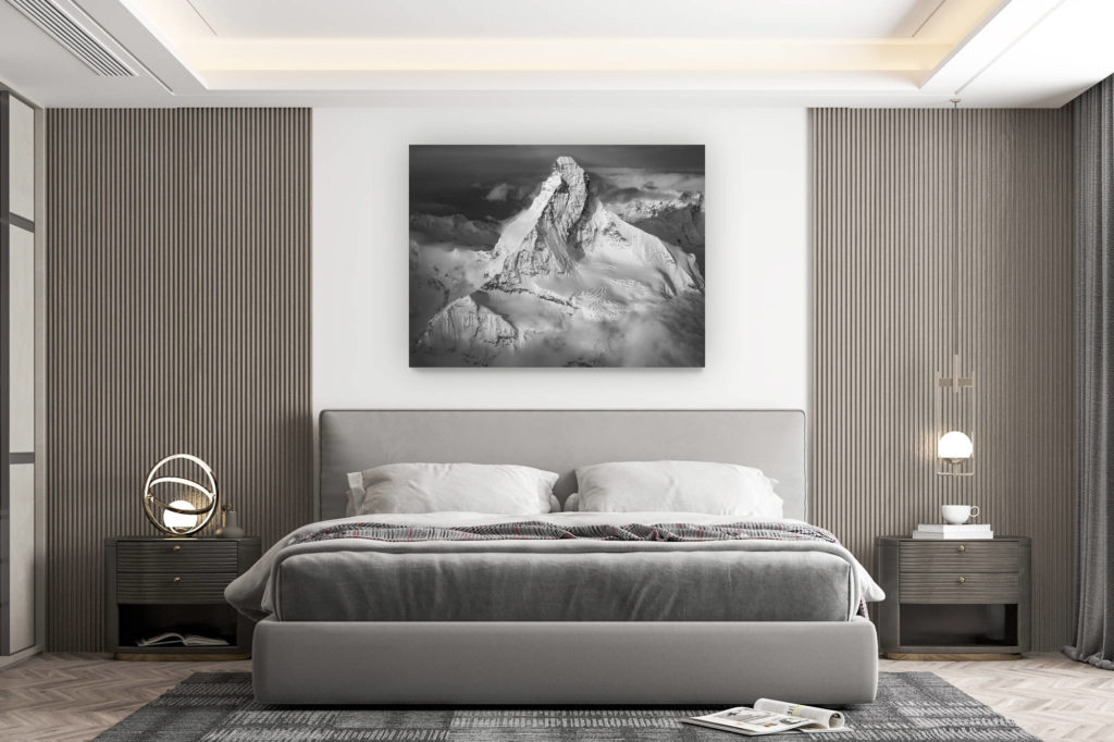 décoration murale chambre design - achat photo de montagne grand format -