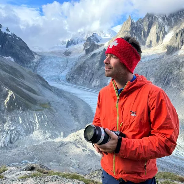 Face à la Mer de Glace