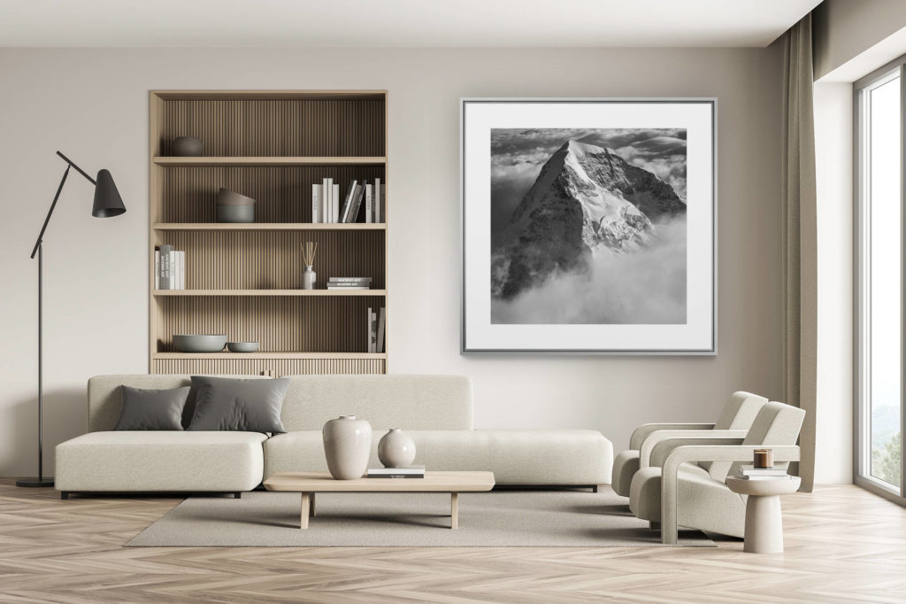 décoration chalet suisse - intérieur chalet suisse - photo montagne grand format - photo de montagne - photo alpes - image de montagne - photo art montagne - Massif des alpes bernoises suisse