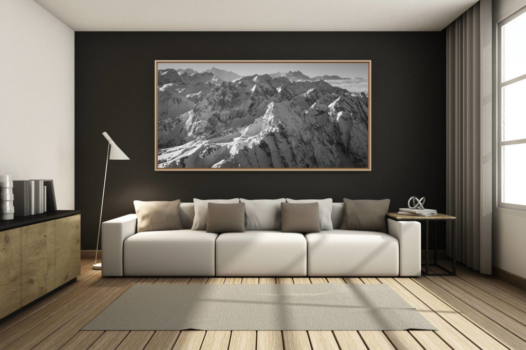 decorating a renovated mountain chalet - large size mountain photo - -
