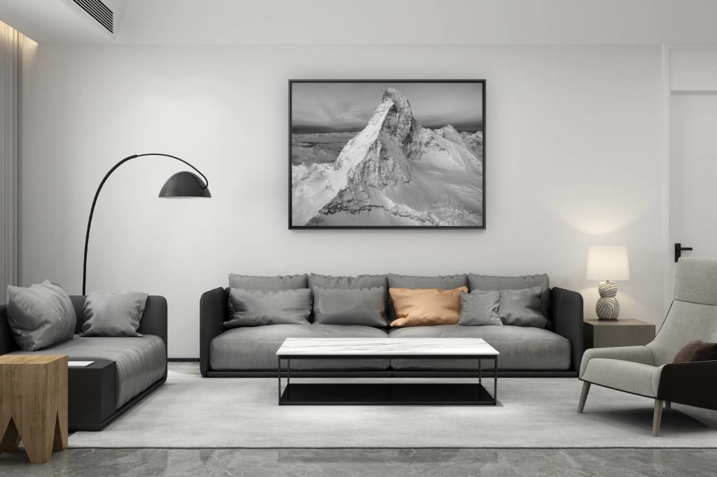 living room decoration contemporary switzerland - swiss mountain lover gift -