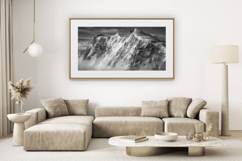 decoration living room Light - photo mountain big size -