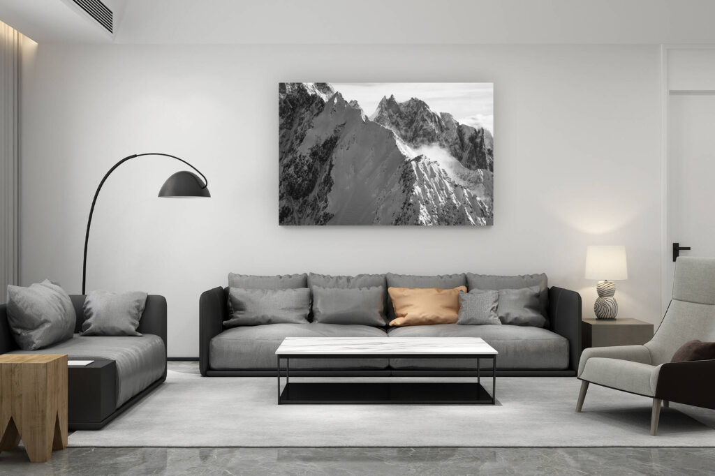 zeitgenössische salon dekoration schweiz - geschenk bergliebhaber schweiz -