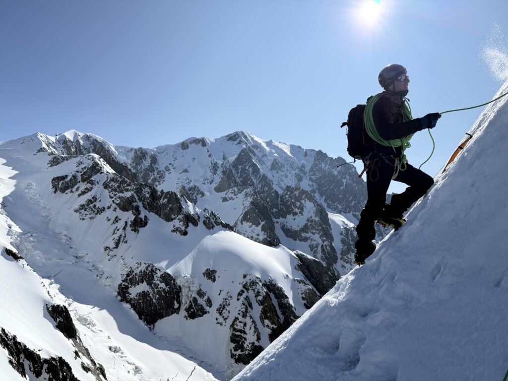 High mountain mountaineering